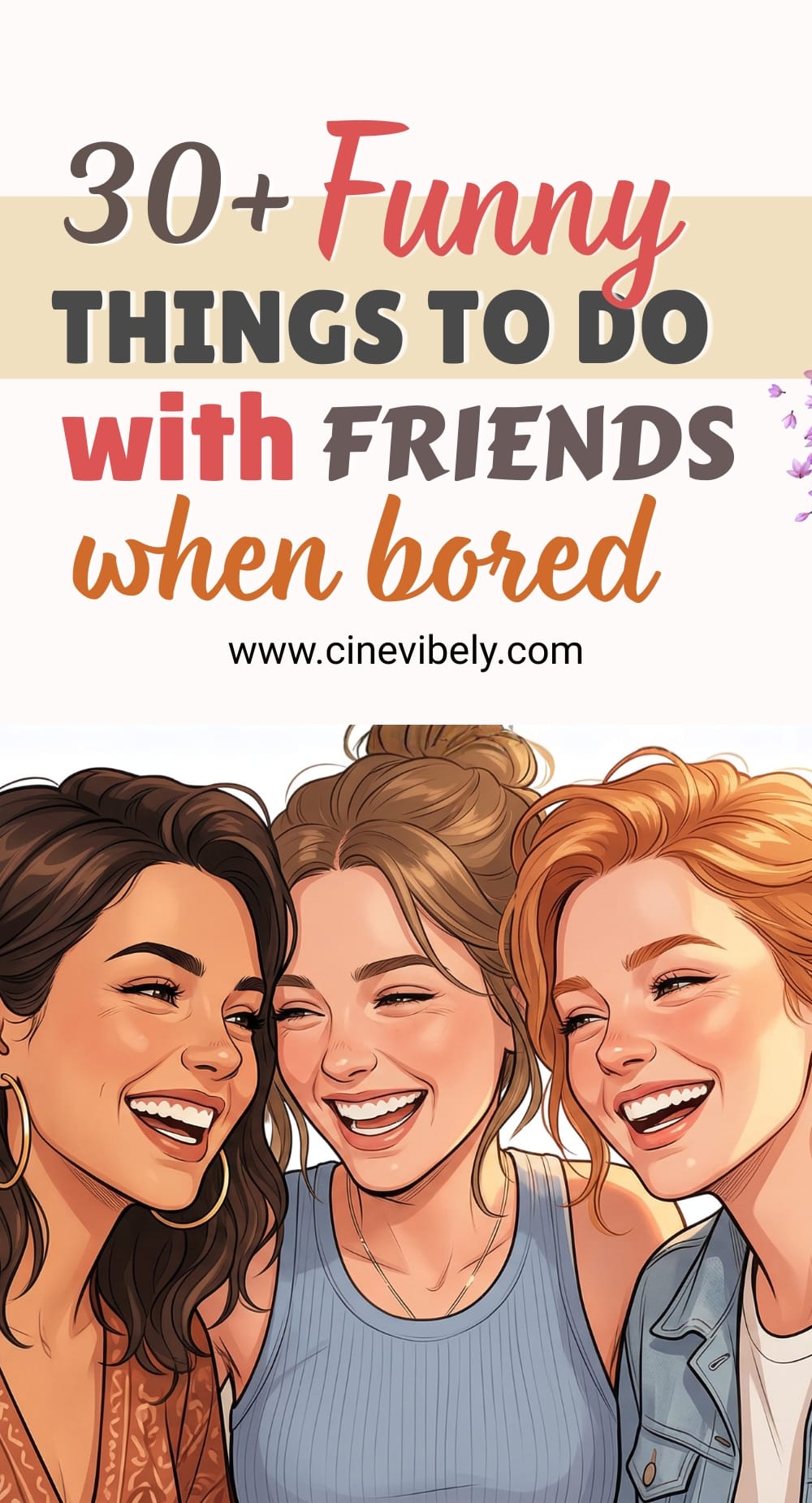 women laughing together while doing funny outdoor activities