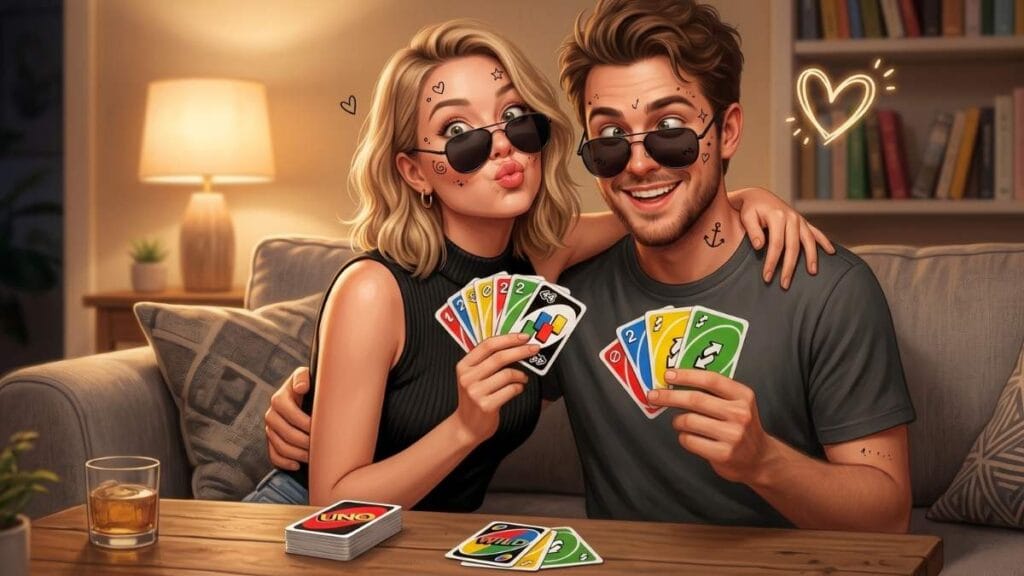 Games To Play With Boyfriend That Lead to Kisses - boyfriend and girlfriend engaging in a fun game to get kisses 