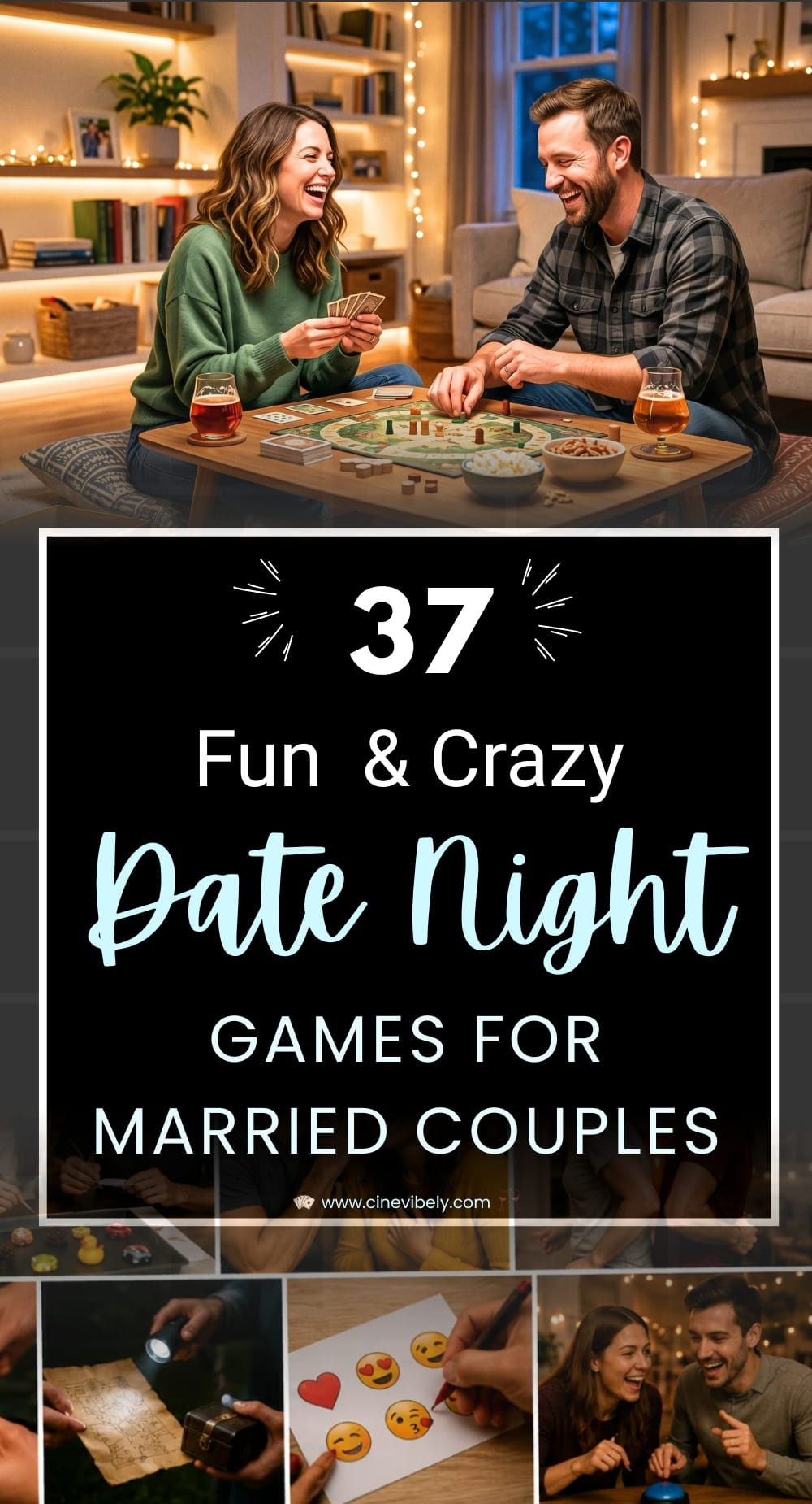 Couple enjoying fun games