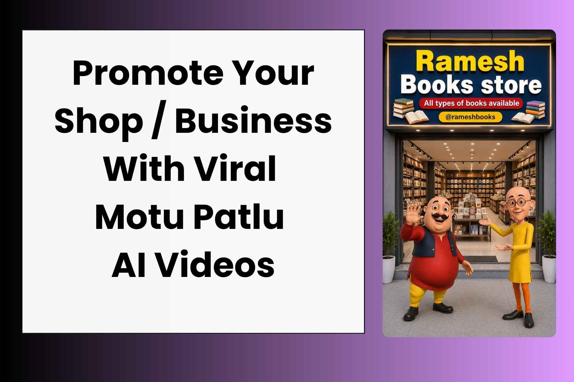 How To Promote a Shop or Business With AI Videos